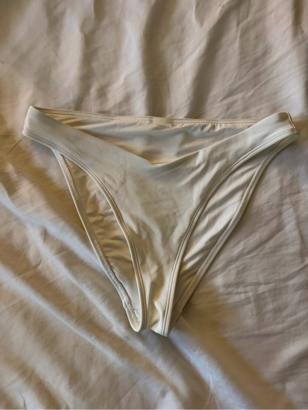 Old Navy - Bikini Bottom - V Cut - White - Large - Cheeky